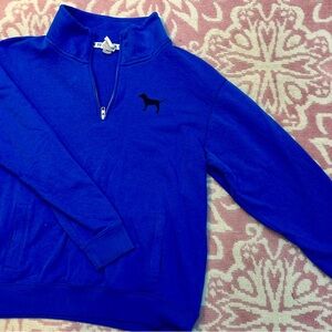 Victoria's Secret Zip-Up Sweater in Vibrant Blue